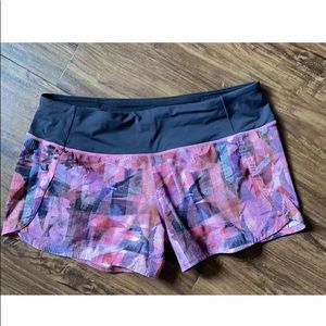 Lululemon 4” inseam pink shorts size 6
